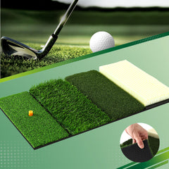Everfit Golf Hitting Mat Practice Turf 4 in 1 Foldable Training Aid Backyard