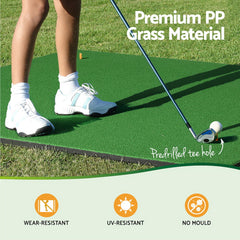 Everfit Golf Hitting Mat Portable Driving Range Practice Training Aid 150x150cm