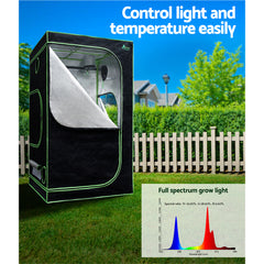 Greenfingers Grow Tent Light Kit 120x120x200CM 220W LED Full Spectrum