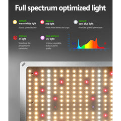 Greenfingers Grow Tent Light Kit 240x120x200CM 220W LED Full Spectrum