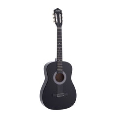 Alpha 38 Inch Acoustic Guitar Full Size Classical Cutaway Nylon String Black