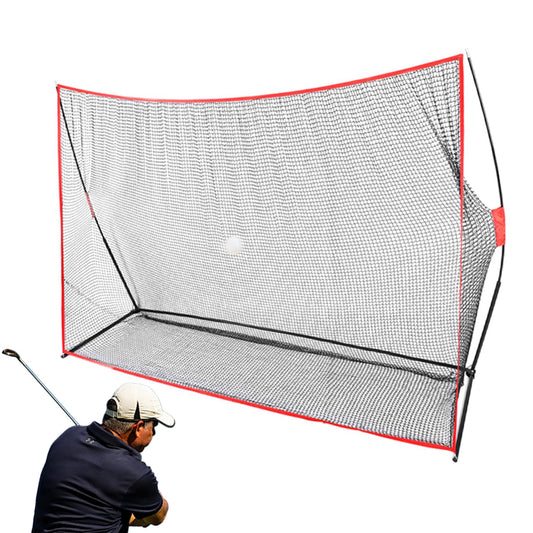 Portable Golf Hitting Net Practice Driving Indoor Outdoor with Carry Bag and Ground Stakes Golf Training Net for Golfers Backyard Driving Chipping 10x7ft
