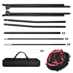 Portable Golf Hitting Net Practice Driving Indoor Outdoor with Carry Bag and Ground Stakes Golf Training Net for Golfers Backyard Driving Chipping 10x7ft