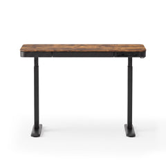 Artiss Motorised Standing Desk with Storage Drawer 120cm Rustic Brown