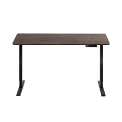 Artiss Standing Desk Height Adjustable 140cm Ergonomic Office Desk Brown