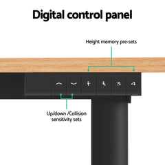 120CM Artiss Electric Standing Desk Sit Stand Desks Home Office Computer Desk