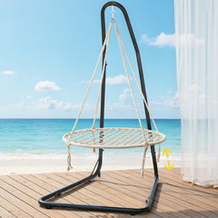 Gardeon Hammock Hanging Chair with Steel Stand