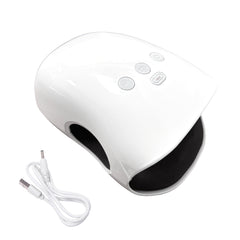 Electric Hand Massager with Heat and 3 Modes Air Compression for Arthritis Carpal Tunnel Wrist Pain Relief Finger Numbness Finger and Palm Therapy White