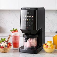 Devanti 10-in-1 Ice Cream Maker Slushie Machine Homemade Gelato Sorbet Smart Portion Control Custom Mix-Ins