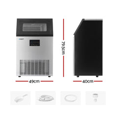 Devanti 60kg Ice Maker Commercial Machine