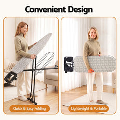 Artiss Foldable Ironing Board with Iron Rest Ironing Board for Laundry Room Arrow
