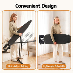 Artiss Foldable Ironing Board with Iron Rest Ironing Board for Laundry Room