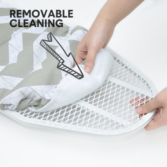 Wall Mounted Foldable Ironing Board 90 Degree Foldable Swivel Folding Iron Board 92X31cm with Removable Cover Home Apartment Laundry Space Saving