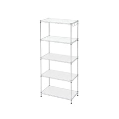 Artiss 5-Tier Kitchen Rack Shelf Shelving Unit 60x35x150CM Adjustable Metal Storage Shelves Silver