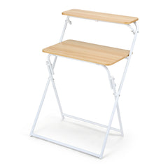 Artiss Laptop Desk Computer Foldable Study Desk Home Office Oak