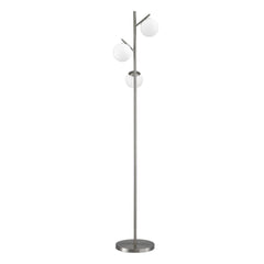Artiss 3-Light Tree Floor Lamp 165cm Tall Standing Light with Sphere Glass Shades for Modern Homes