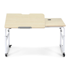 Artiss Mobile Laptop Desk Overbed Table Adjustable Computer Stand Bedside Cart