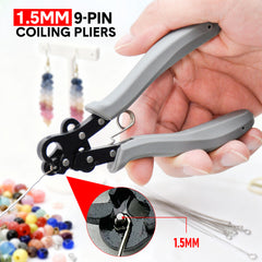 One Step Looper Plier 1.5mm Looper to Create and Trim Consistent Loops for Making Various Jewellery Wire Loops Use With 0.3¨C1.5mm Craft Wire DIY Tool