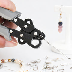 One Step Looper Plier 1.5mm Looper to Create and Trim Consistent Loops for Making Various Jewellery Wire Loops Use With 0.3¨C1.5mm Craft Wire DIY Tool