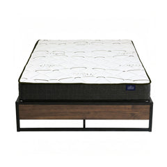 Giselle Double Mattress 16cm and Artiss Metal Bed Frame Set for Guest Rooms Studios