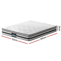 Giselle Bedding 21cm Mattress Pillow Top Double