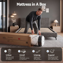 Giselle Bedding 32cm Mattress Euro Top King