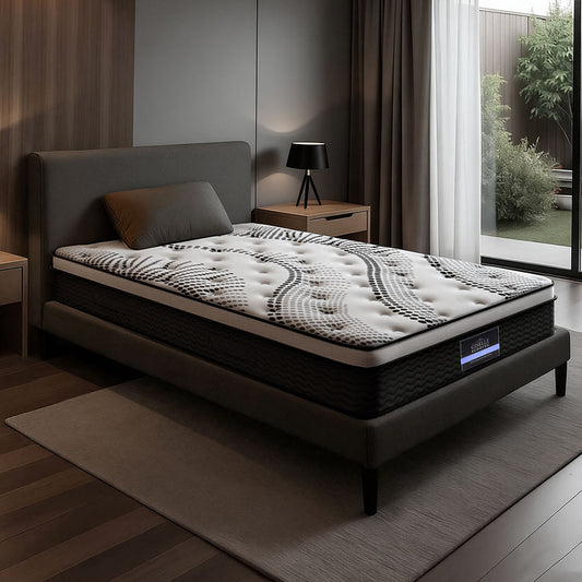 Giselle Bedding 32cm Mattress Euro Top King Single