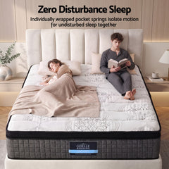 Giselle Bedding 34cm Mattress 9 Zone Latex Foam Double
