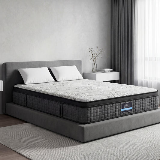 Giselle Bedding 34cm Mattress 9 Zone Latex Foam Queen