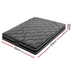 Giselle Bedding 22cm Mattress Medium Firm King