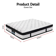 Giselle Bedding 31cm Mattress Euro Top Queen