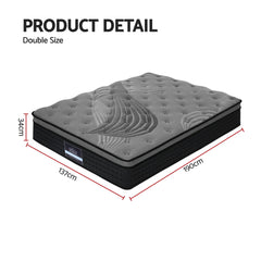 Giselle Bedding 34cm Mattress Bamboo Cover Double