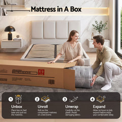 Giselle Bedding 34cm Mattress Bamboo Cover King Single