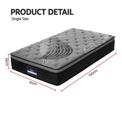 Giselle Bedding 34cm Mattress Bamboo Cover Single