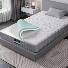 Giselle Bedding King Single Mattress 23cm Pocket Spring Mattress with Adjustable Firmness Reversible Foam Layer for Medium Firm & Firm Support Motion Isolation Bedroom Bed