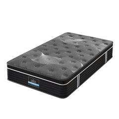 Giselle Bedding Single Mattress 35cm Euro Top with Graphene Cooling Comfort Medium Firm