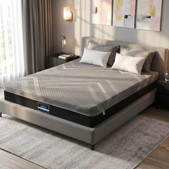 Giselle King Mattress 26cm Firm Pocket Spring Dual Edge Support Dark Grey