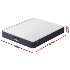 20cm Giselle Mattress King Bed Pocket Spring Mattresses