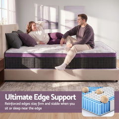 Giselle Double Euro Top Mattress Firm Pocket Spring Edge Support