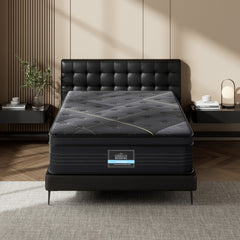 35cm Giselle Mattress King Single Bed Bamboo Pocket Firm Foam