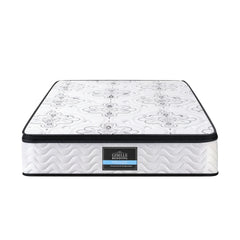 Giselle Bedding King Single Mattress 30cm Pocket Spring Euro Top Medium Firm Foam