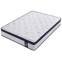 Levitex 35CM King Mattresses Gel Memory Foam and 7-Zone Ergonomic Pocket Spring, Anti-Roll Dual-Row Edge, Undisturbed Deep Sleep For Restless Couples, Triple Cooling System