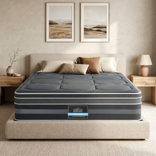 Giselle Mattress 35cm Hybrid Pocket Spring Euro Top King