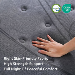 Levitex King Single Mattress 33 cm 7-Zone Pocket Spring 8.0 Extra Firm with Dual-Row Edge Support & Breathable Knit Cover