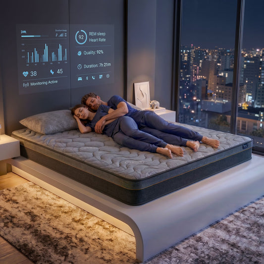Levitex King Mattress 25 cm Hybrid Pocket Spring with 4cm Egg Crate Foam for Deep Sleep Bamboo Charcoal Fabric