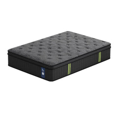 Levitex King Single Mattress 34 cm 5-Zone Pressure Relief Pocket Spring with Reinforced Edge Support & Breathable Gel Memory Foam Hybrid Mattress