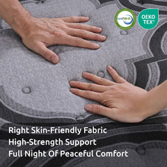 Levitex Queen Mattress 34 cm 5-Zone Pocket Spring with Latex & Memory Foam or Extra Lumbar & Shoulder Support