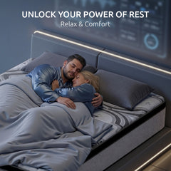 Levitex Queen Mattress 34 cm 5-Zone Pocket Spring with Latex & Memory Foam or Extra Lumbar & Shoulder Support