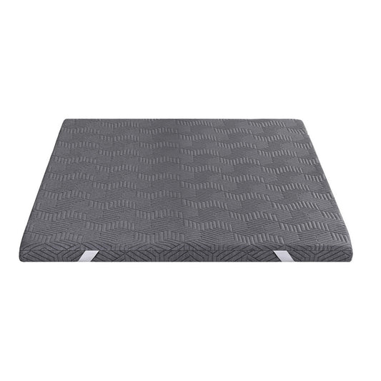 Giselle 8cm Memory Foam Mattress Topper Gel Dual Layer Foam Bamboo Double