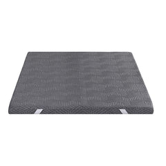 Giselle 8cm Memory Foam Mattress Topper Gel Dual Layer Foam Bamboo King